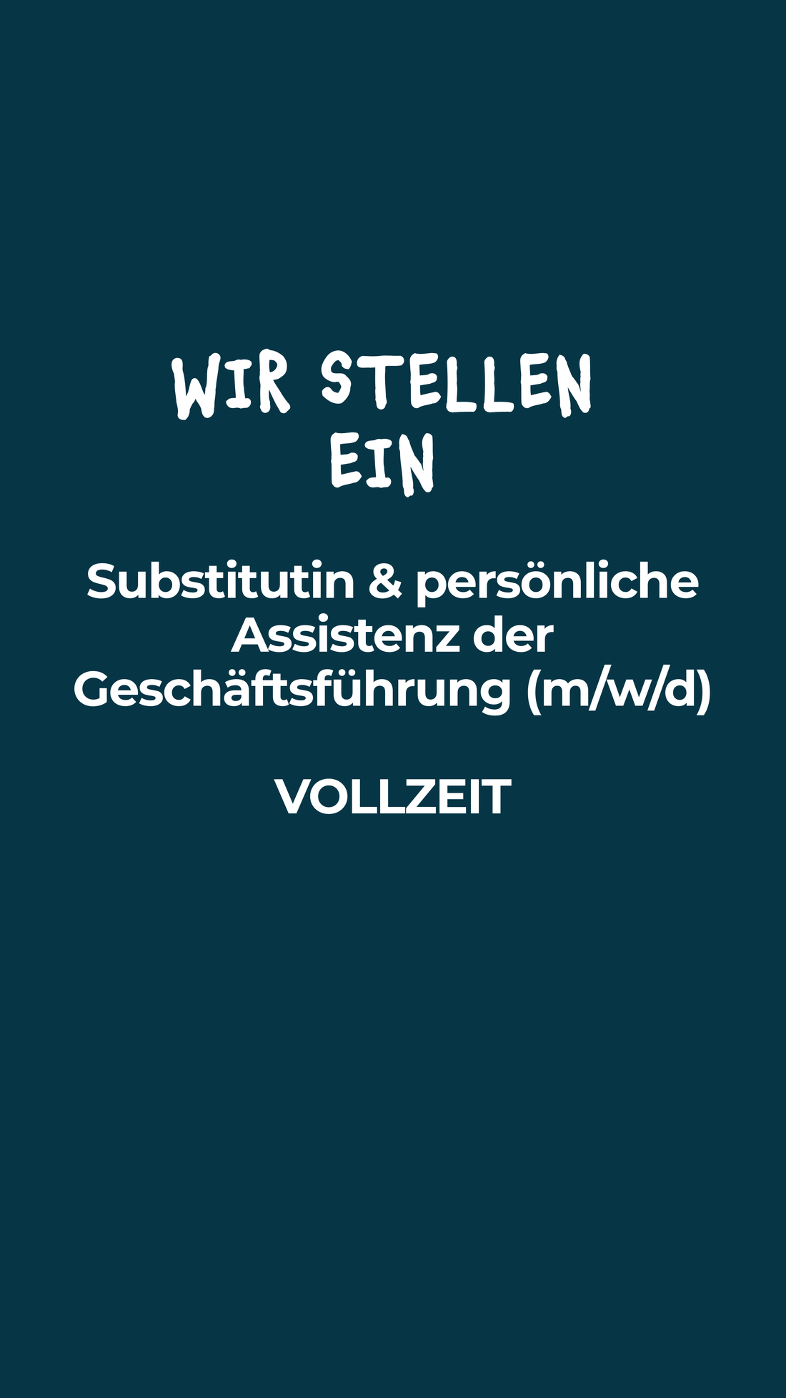 Substitutin & Persönliche Assistenz der Geschäftsführung (m/w/d)