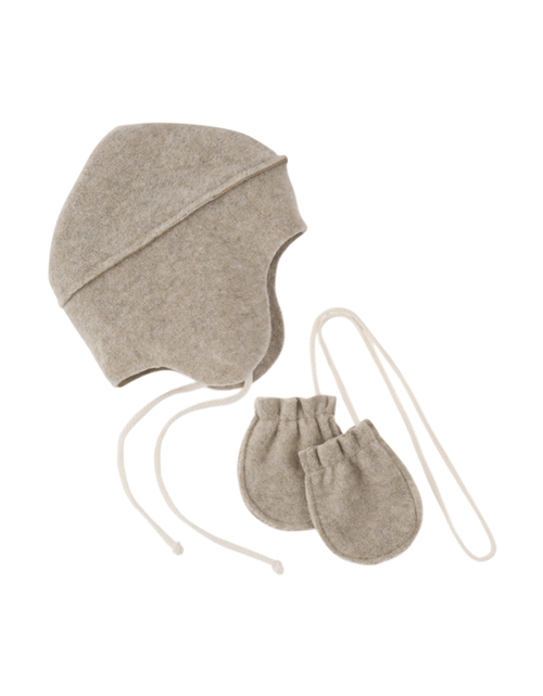 Albi Mütze & Handschuhe beige Bild 1