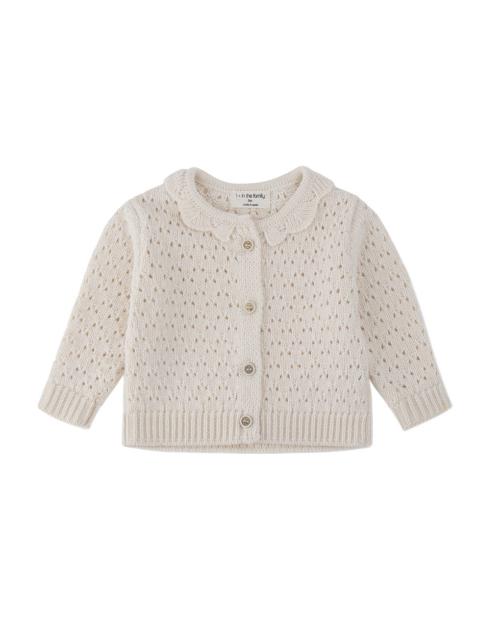 Nimes Strickjacke ecru Bild 1