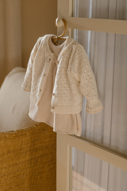 Nimes Strickjacke ecru Bild 3