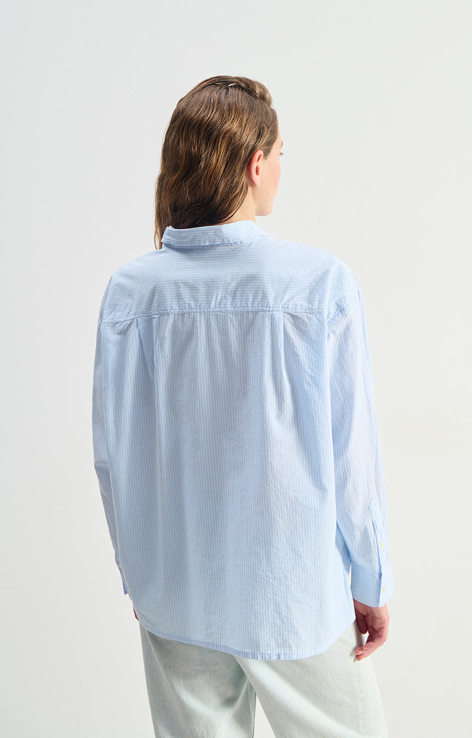 Eluabird Bluse Rayures Bleu Bild 3