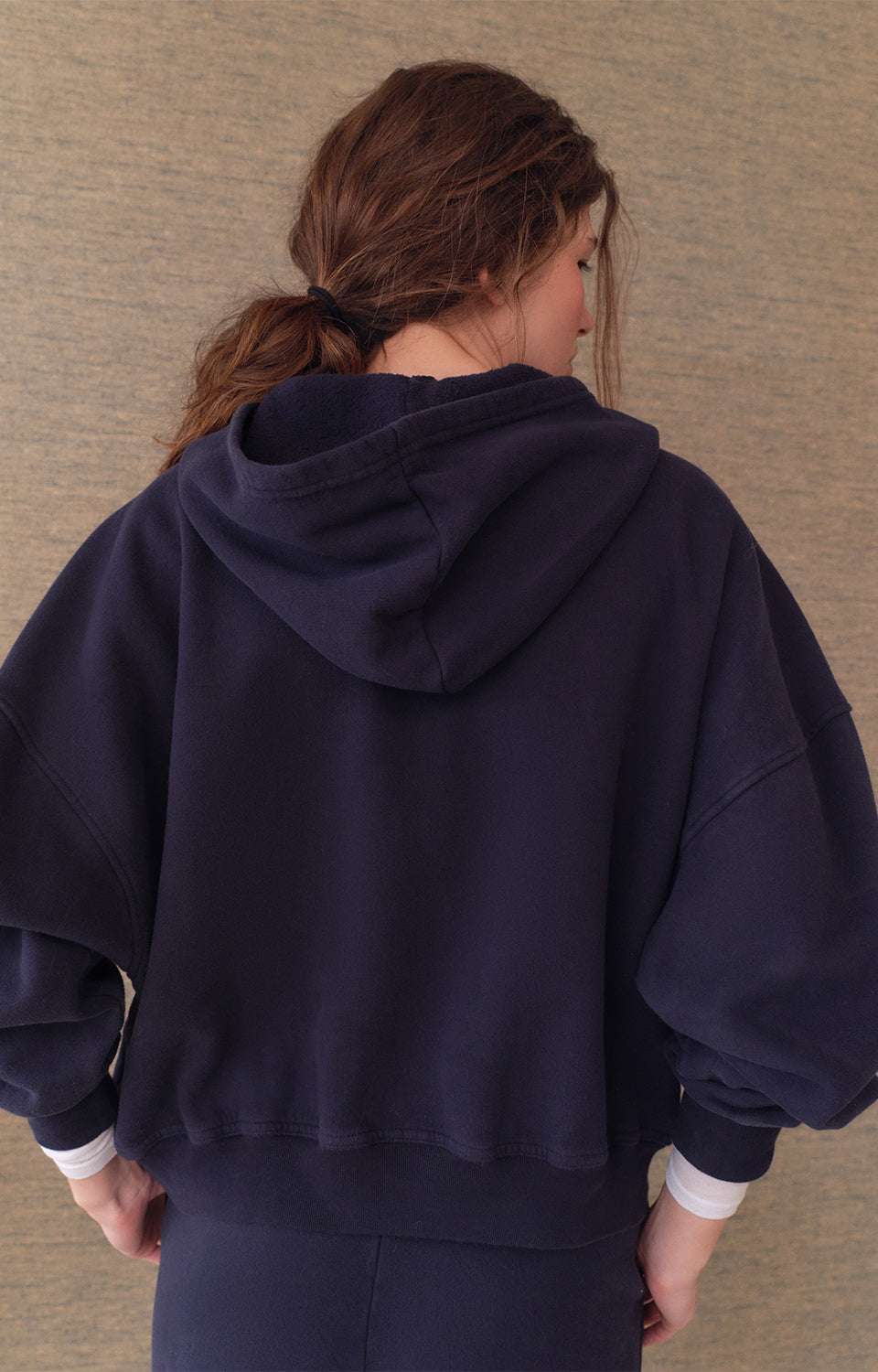 Plizzy Hoodie NAVY VINTAGE Bild 3