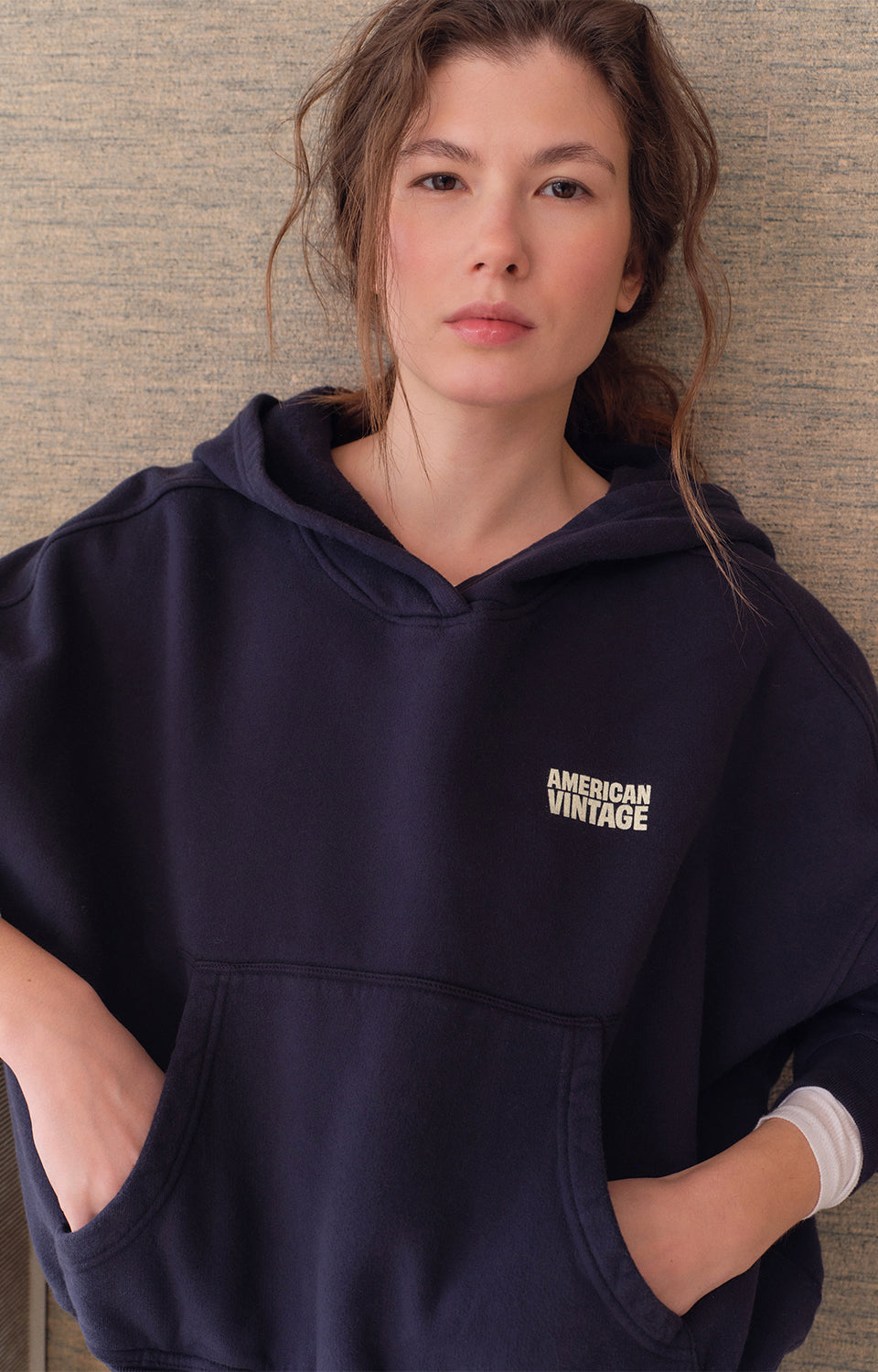 Plizzy Hoodie NAVY VINTAGE Bild 4