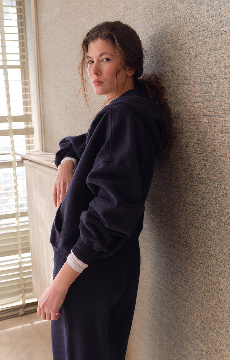Plizzy Hoodie NAVY VINTAGE Bild 5