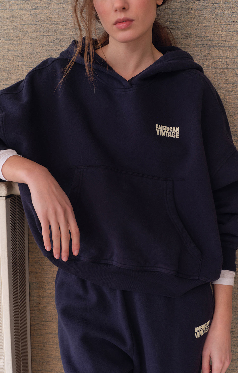 Plizzy Hoodie NAVY VINTAGE Bild 6