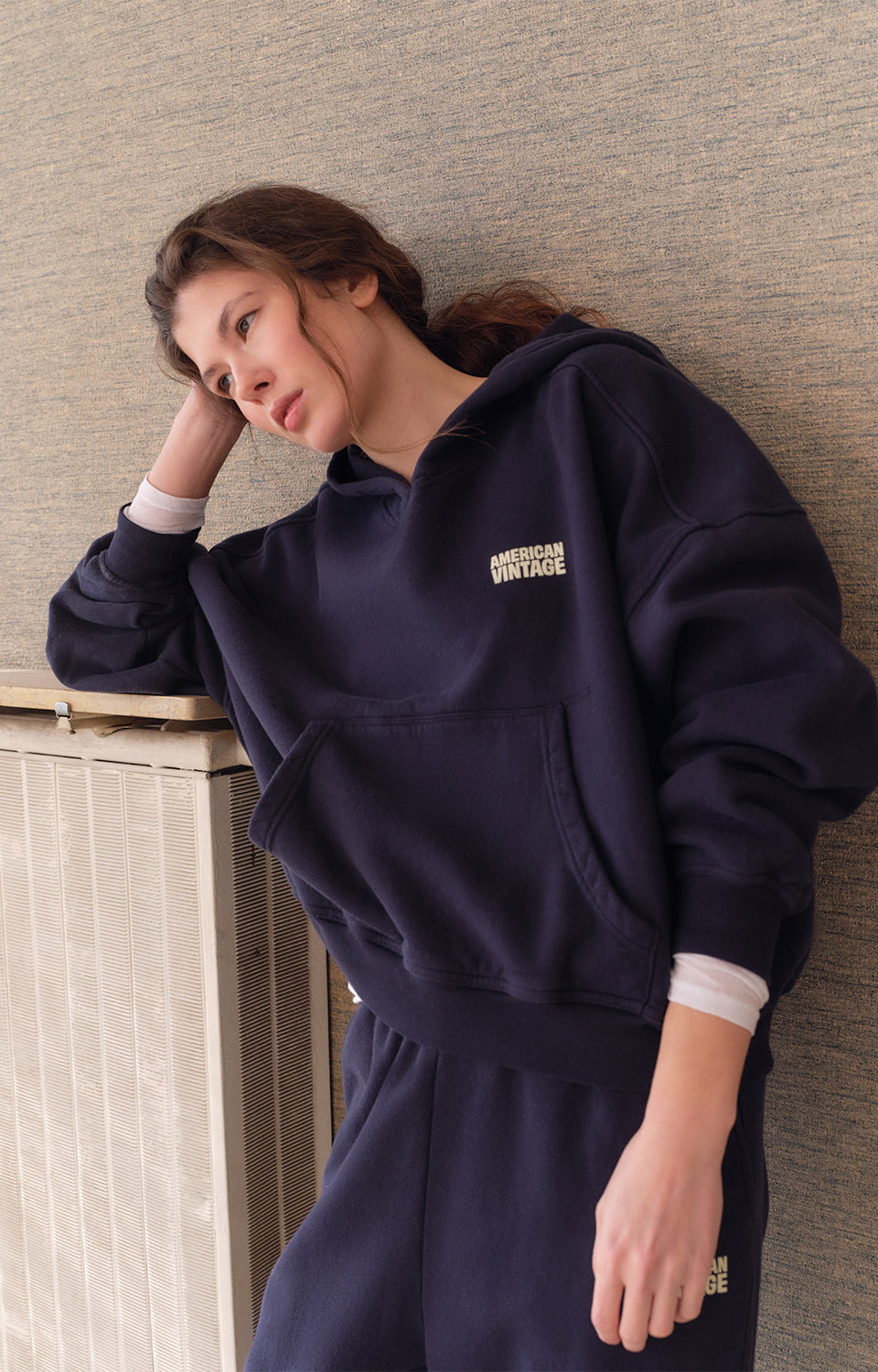 Plizzy Hoodie NAVY VINTAGE Bild 7