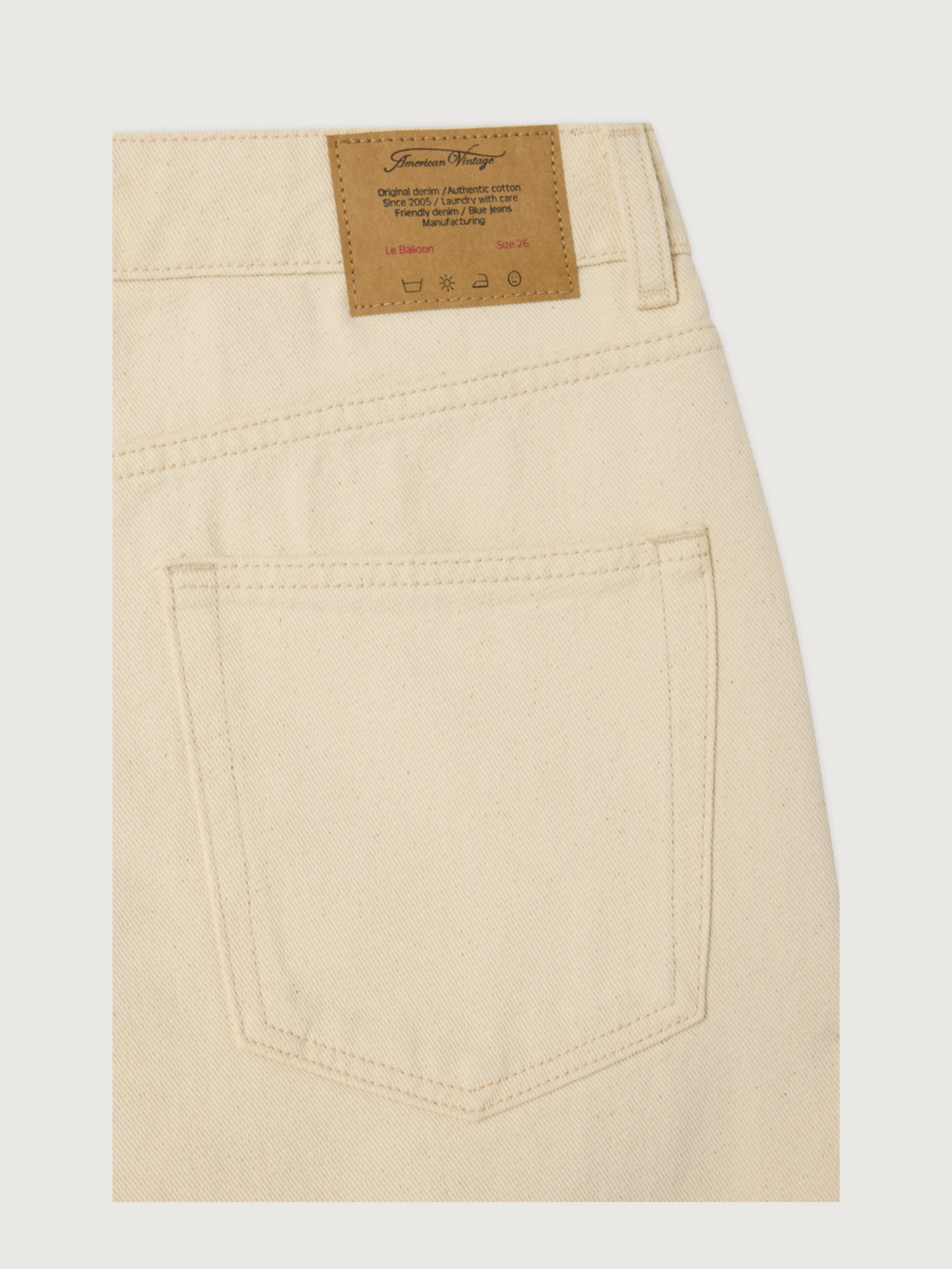 Snopdog Jeans Ecru Bild 3