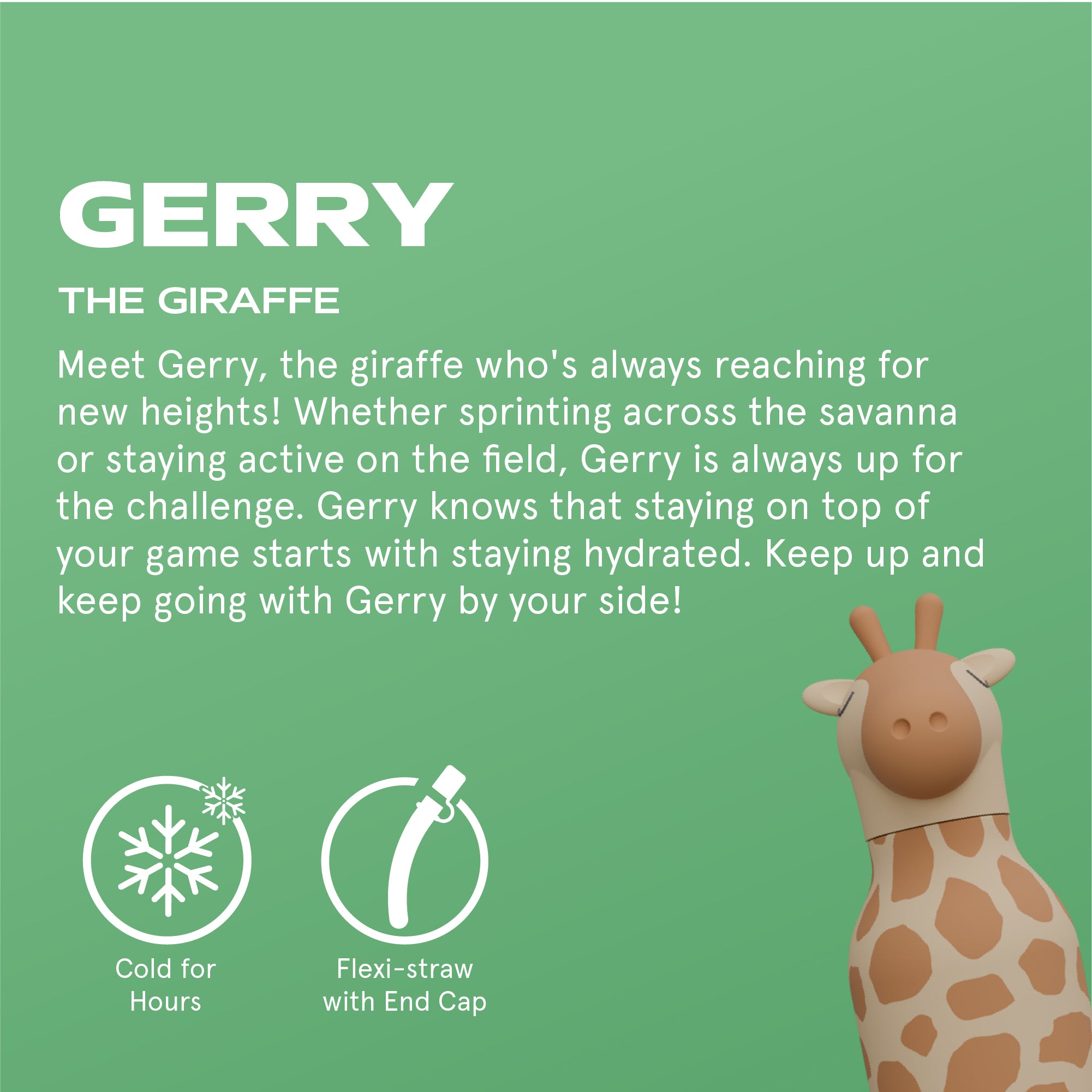 Giraffe Trinkflasche Giraffe Bild 2