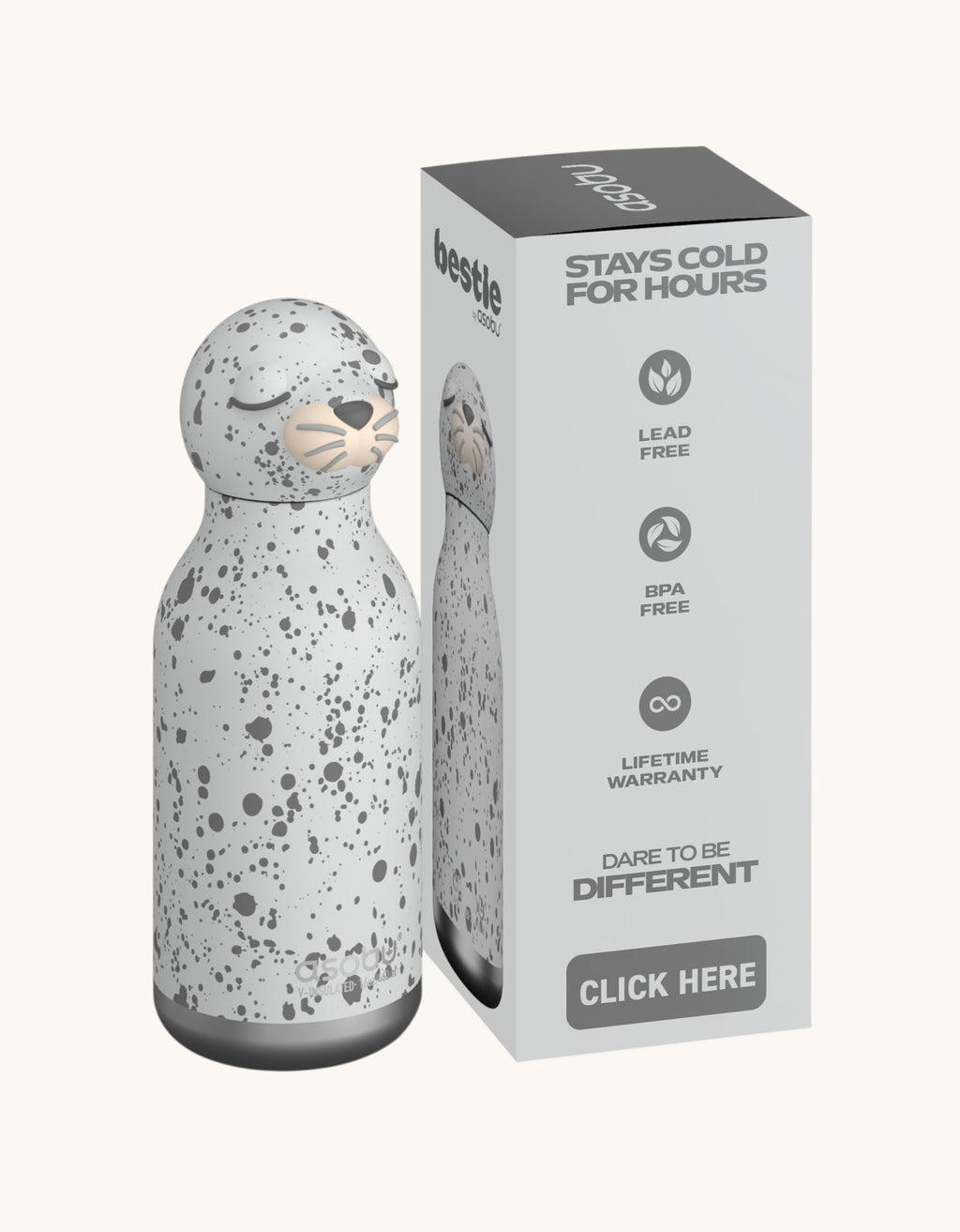 Robbe Trinkflasche Siegel Bild 1