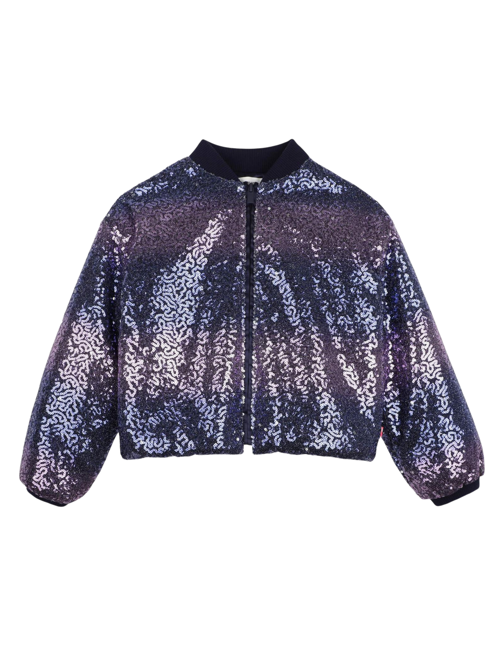 Jacke mit Paillettenverzierung 85T Marine Bild 1