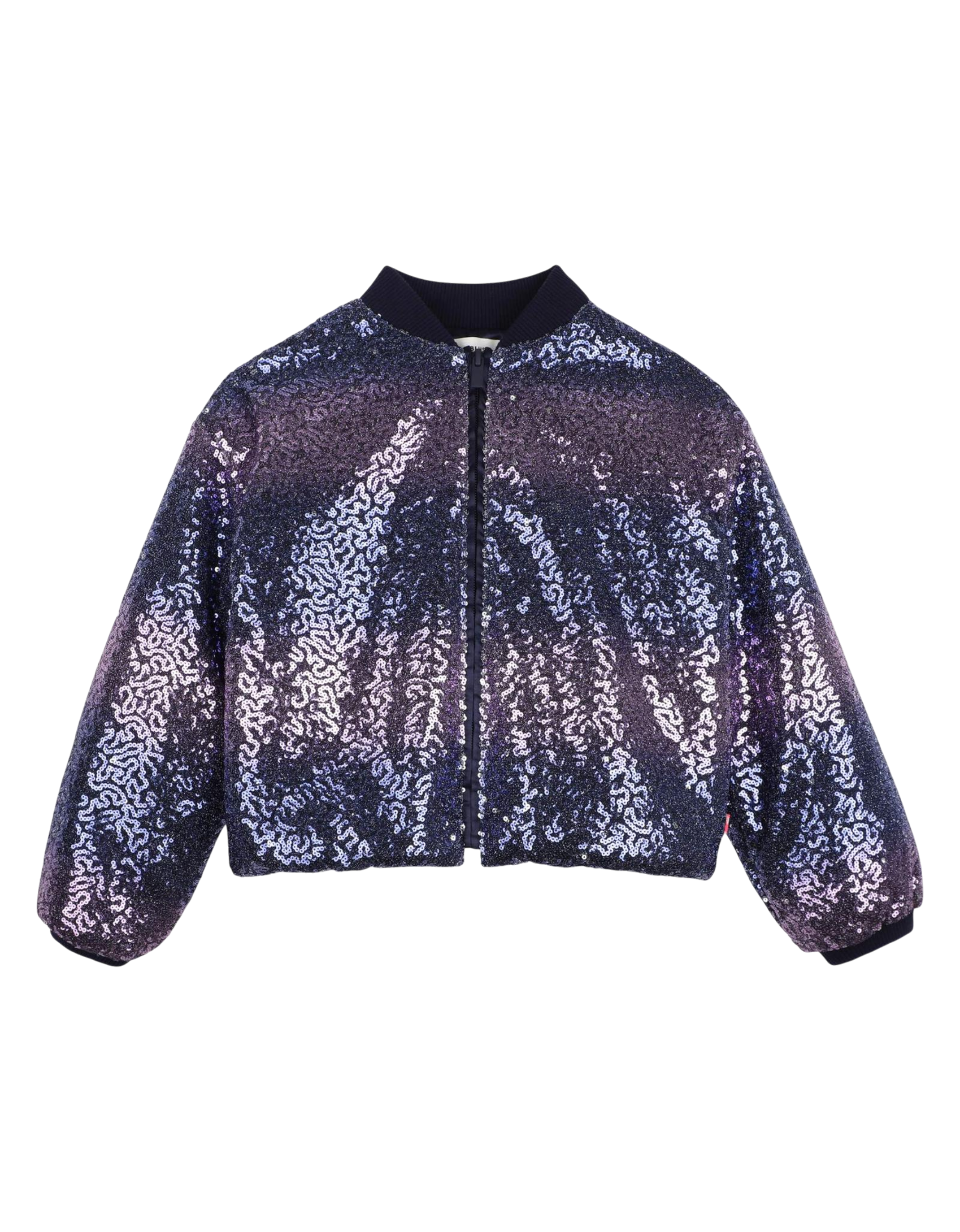 Jacke mit Paillettenverzierung 85T Marine Bild 1