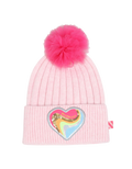 Mütze mit Tüll-Pompon 475 Rose Bild 1