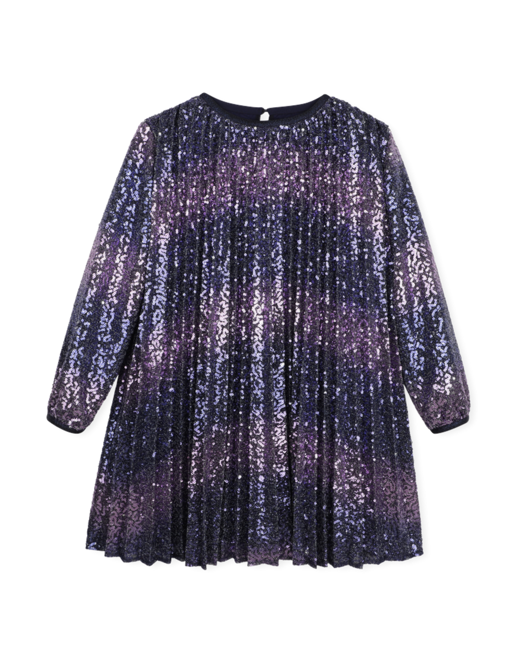 Plisseekleid 85T Marine Bild 1
