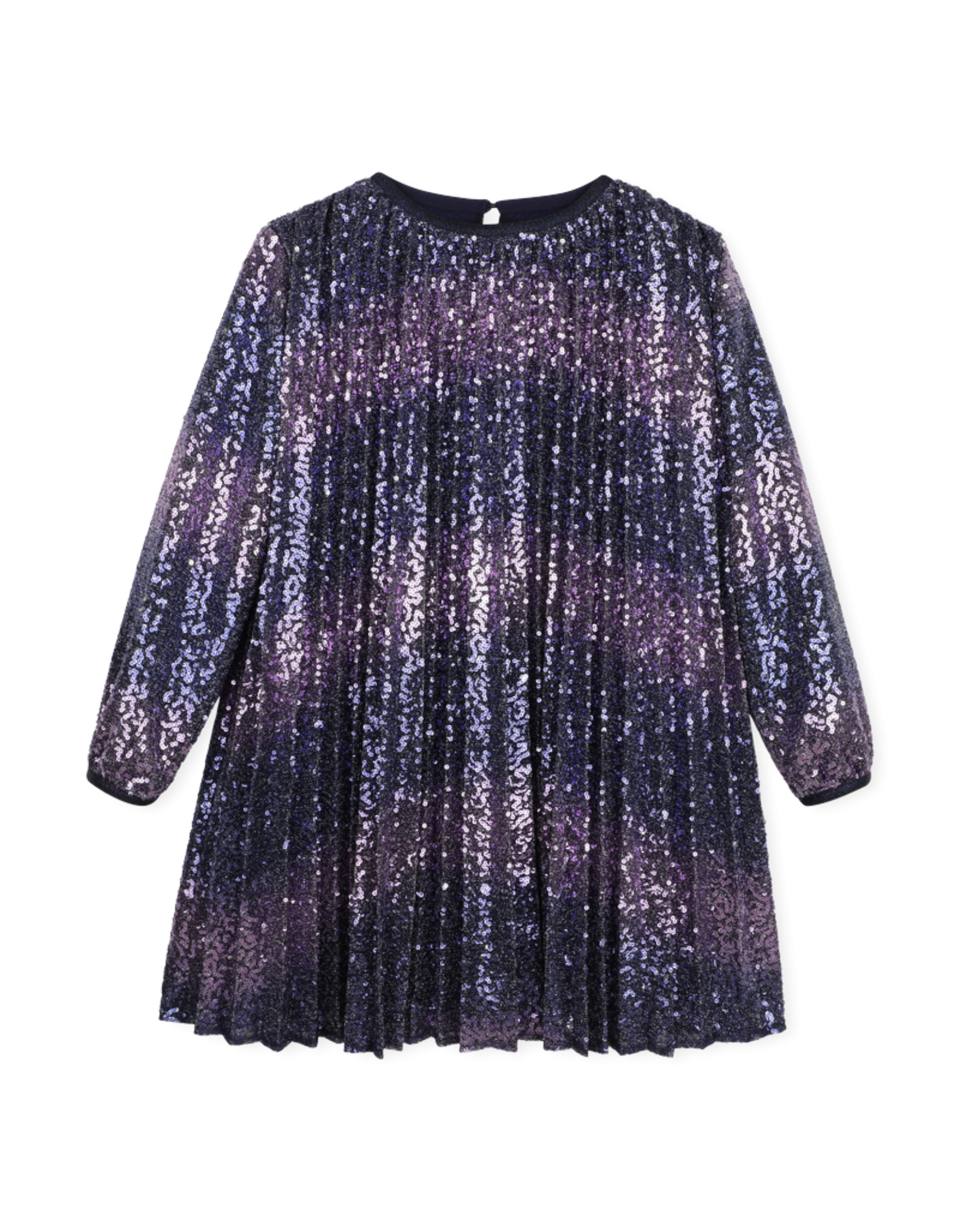 Plisseekleid 85T Marine Bild 1