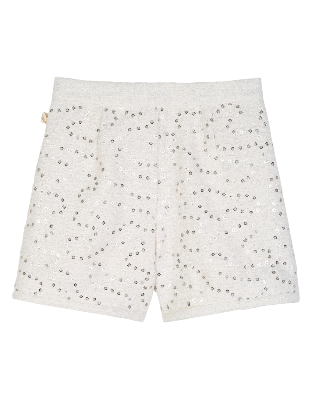 Tweed Shorts 121 Elfenbein Bild 2