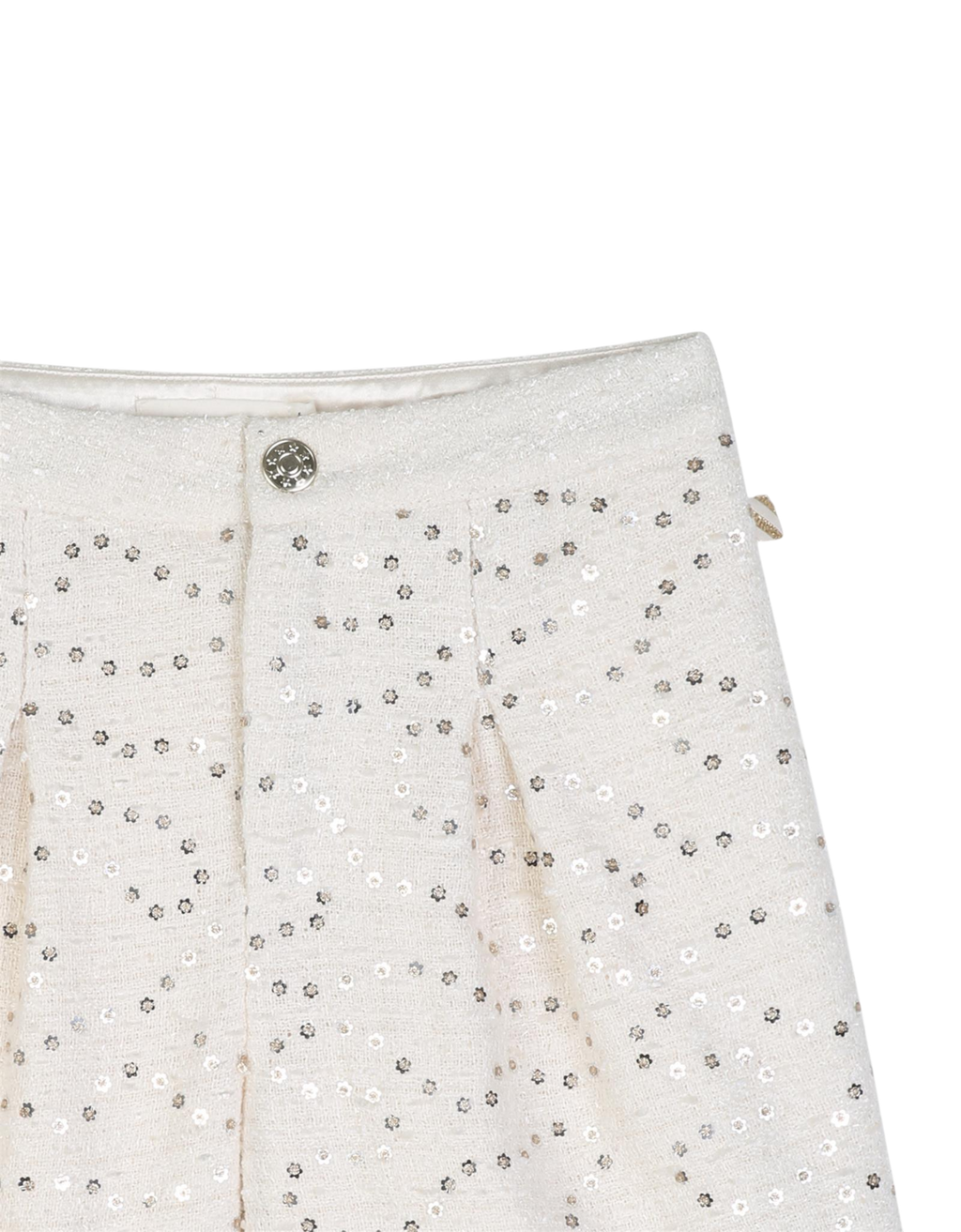 Tweed Shorts 121 Elfenbein Bild 3