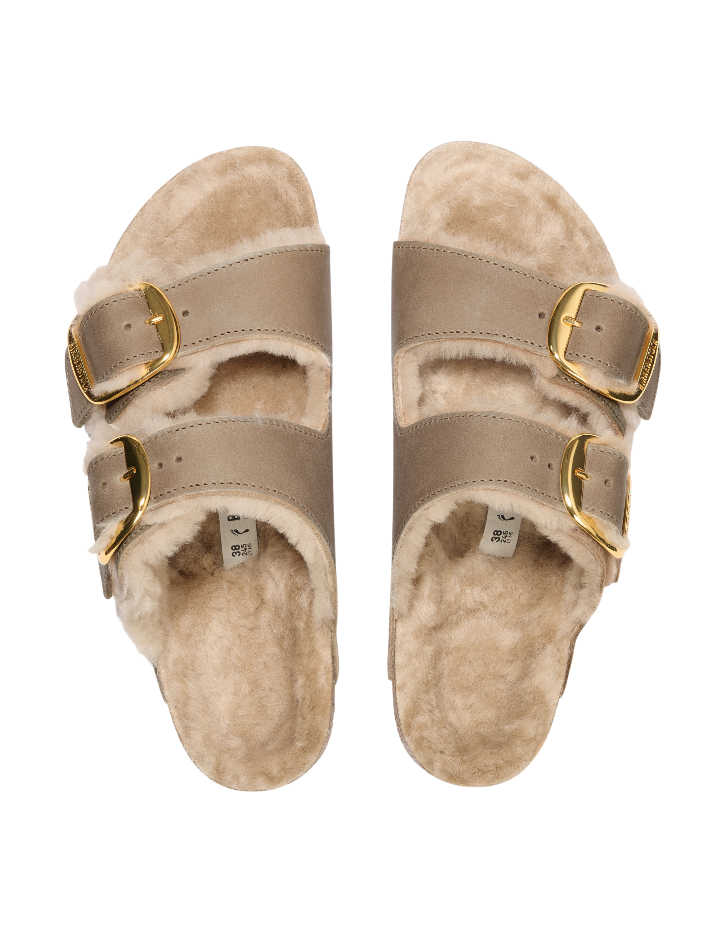 Arizona Big Buckle Shearling Brown Bild 3