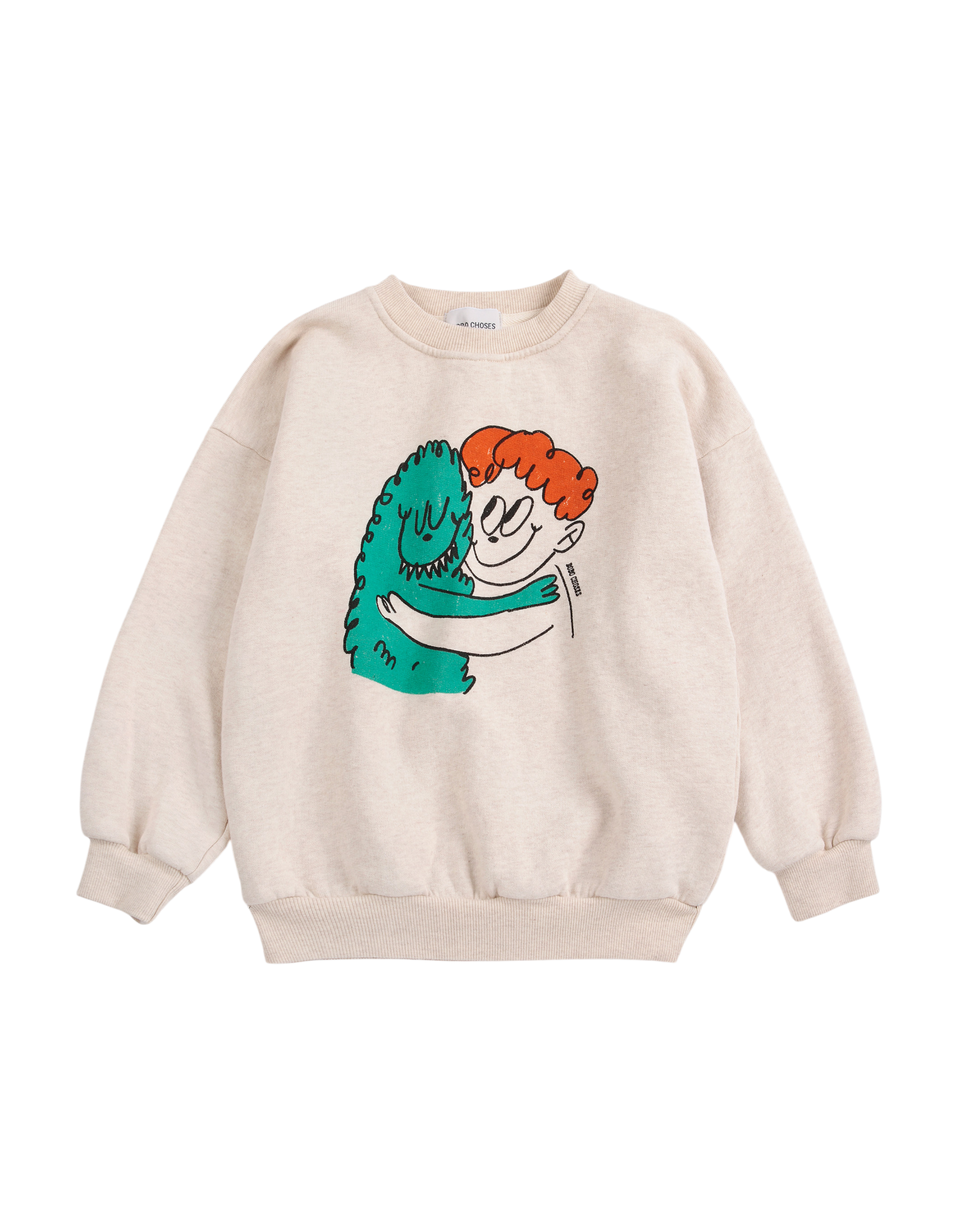 Hug Monster Sweatshirt beige Bild 1