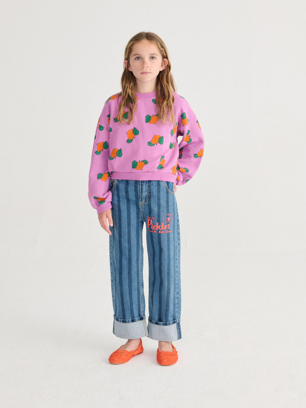 Mandarinen Sweatshirt pink Bild 4