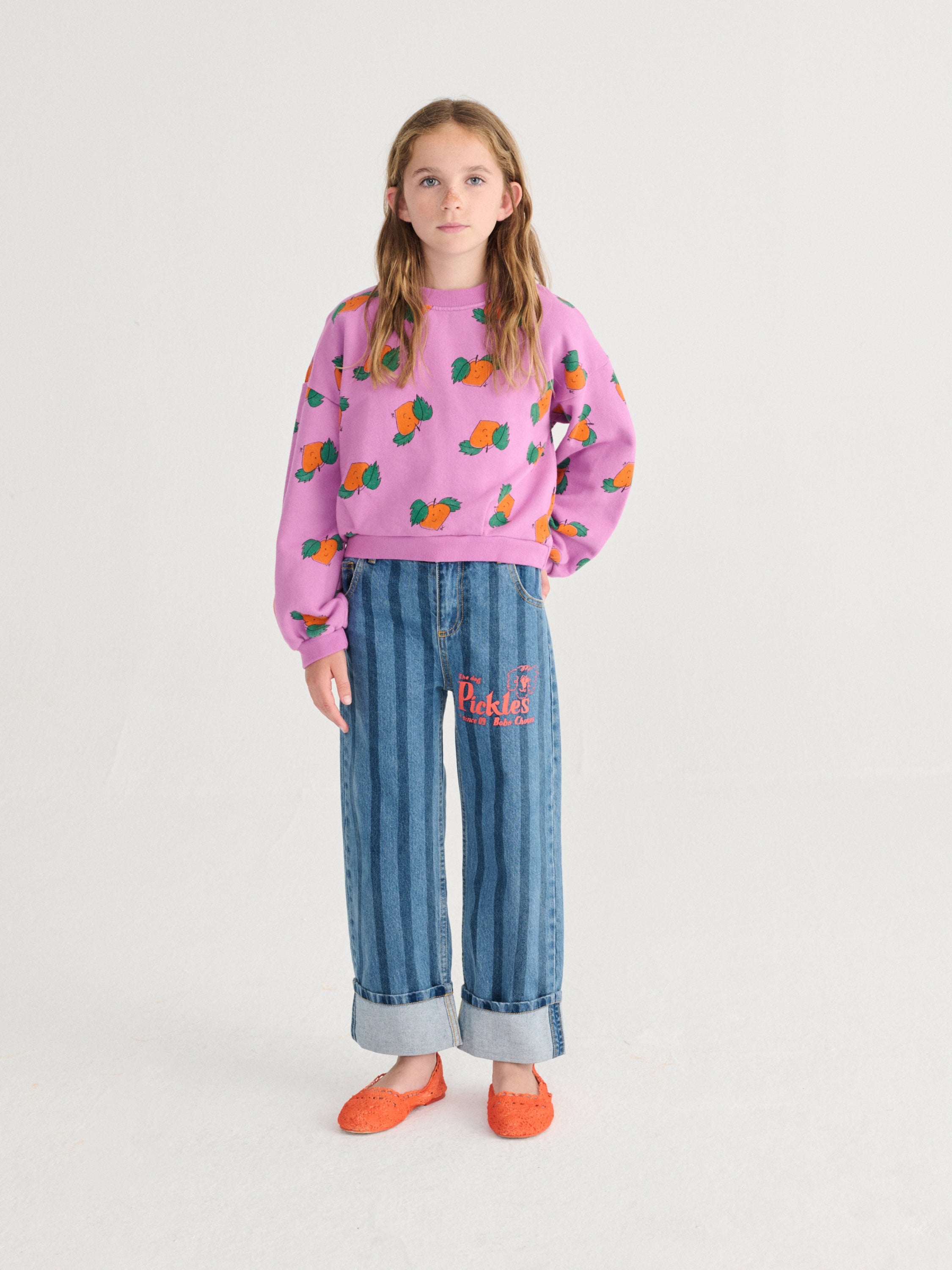 Mandarinen Sweatshirt pink Bild 4