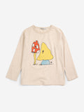 Mush Monster Langarmshirt beige Bild 1