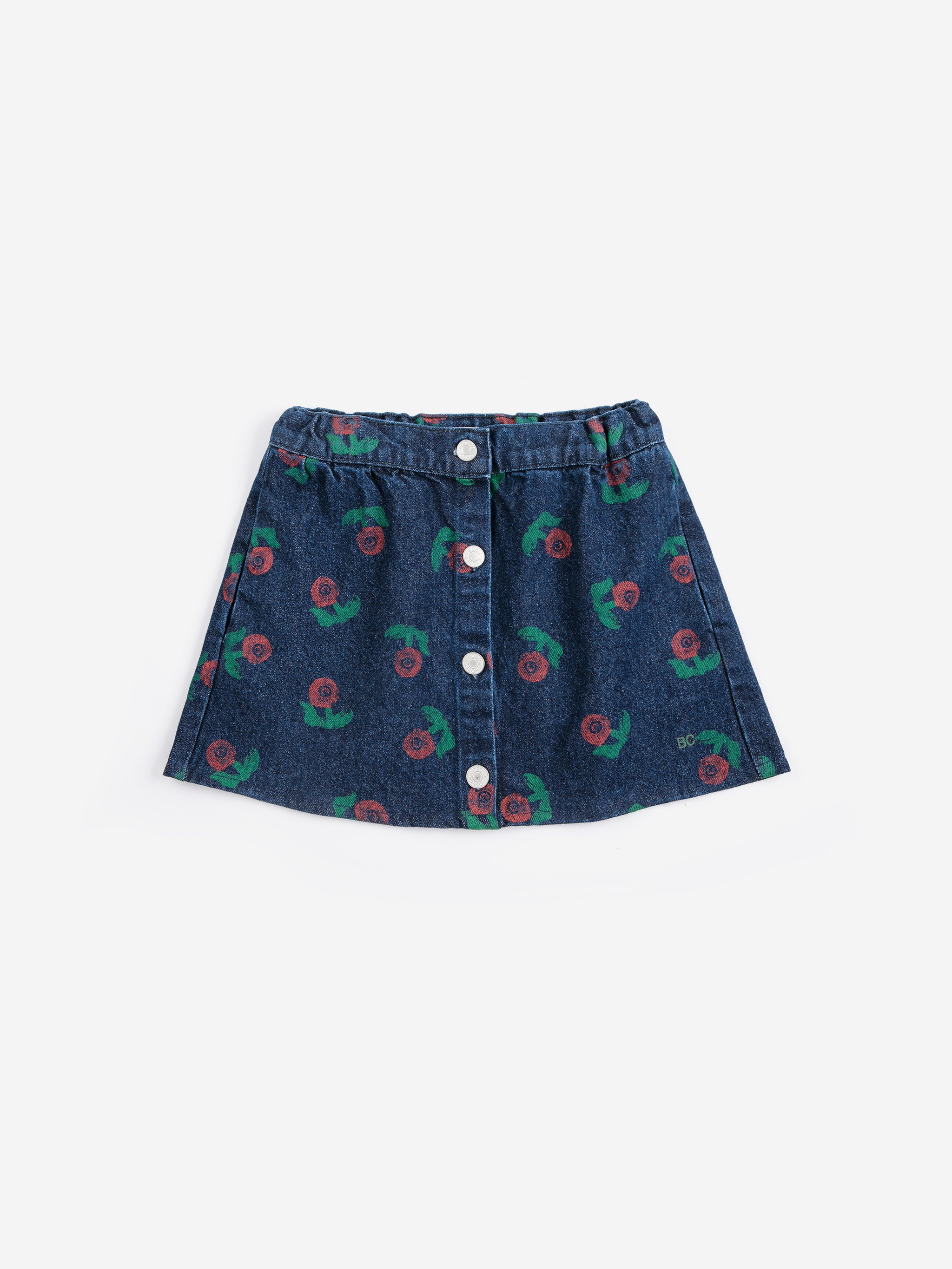 Stamp Bloom Jeansrock denim Bild 1