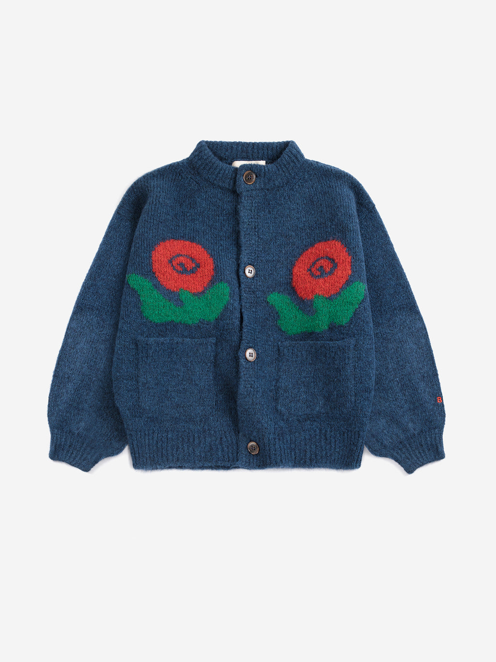Stamp Bloom Strickjacke blue Bild 1