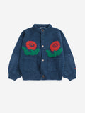 Stamp Bloom Strickjacke blue Bild 1