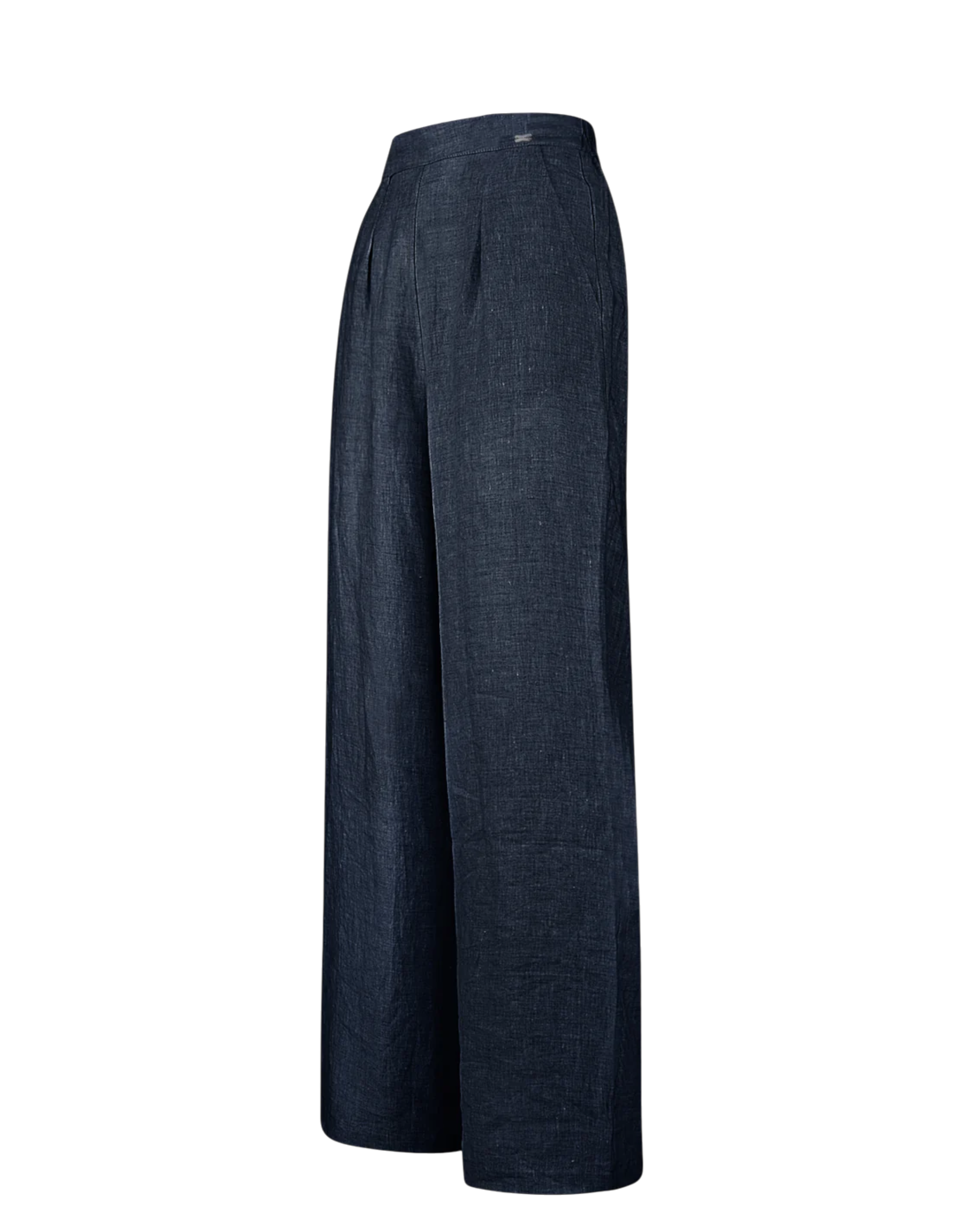 Palazzo Hose aus Leinen POSEIDSON BLUE Bild 2