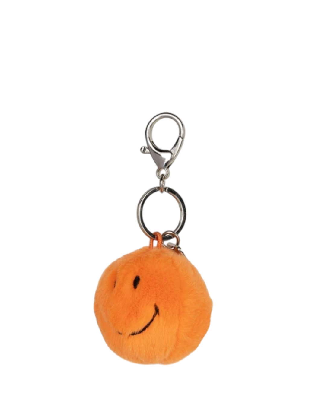 Smiley Keychain Fuzzy orange Bild 2