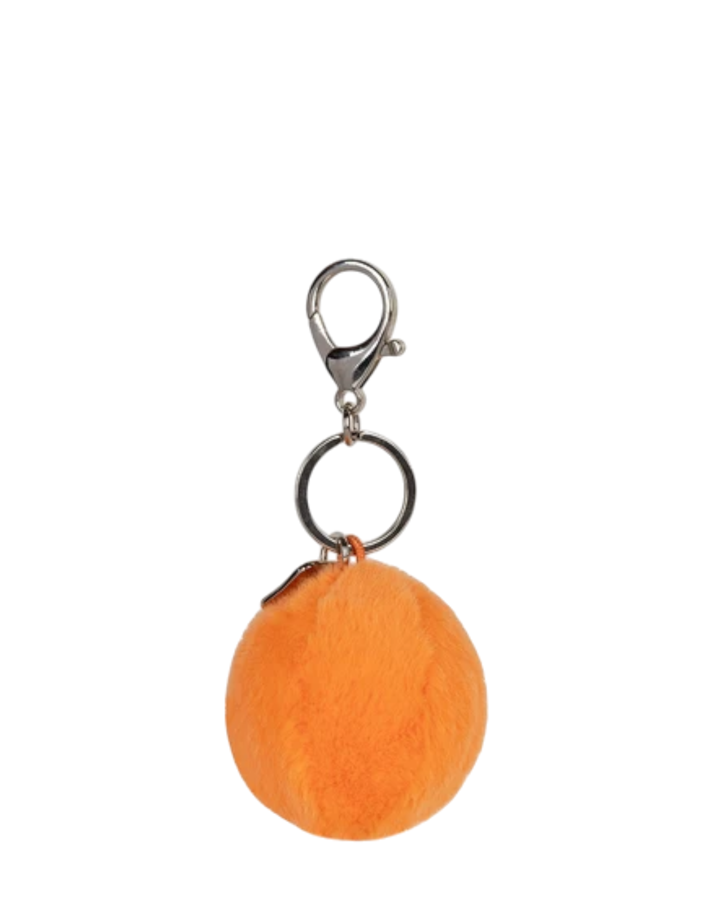 Smiley Keychain Fuzzy orange Bild 3