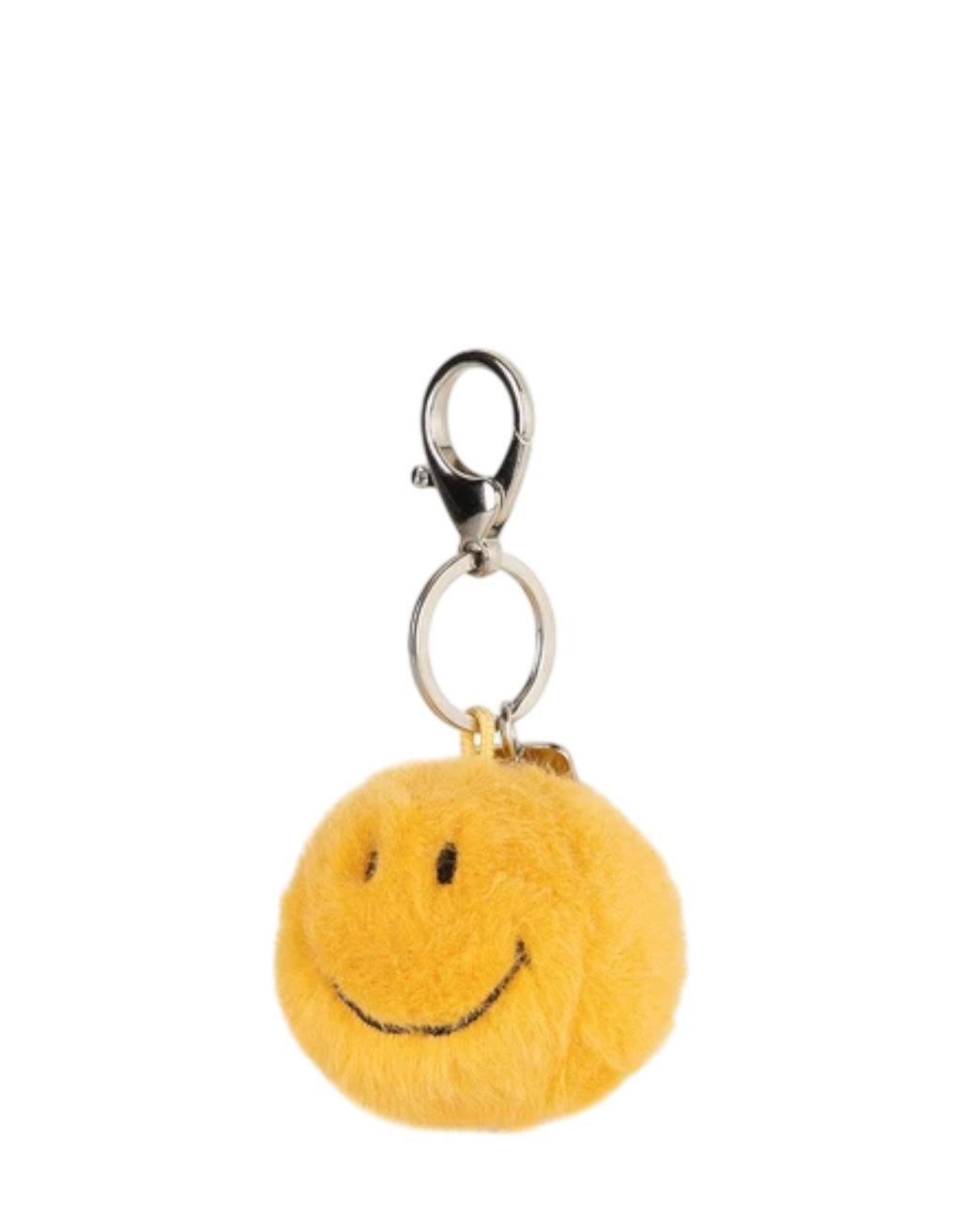 Smiley Keychain Fuzzy yellow Bild 2