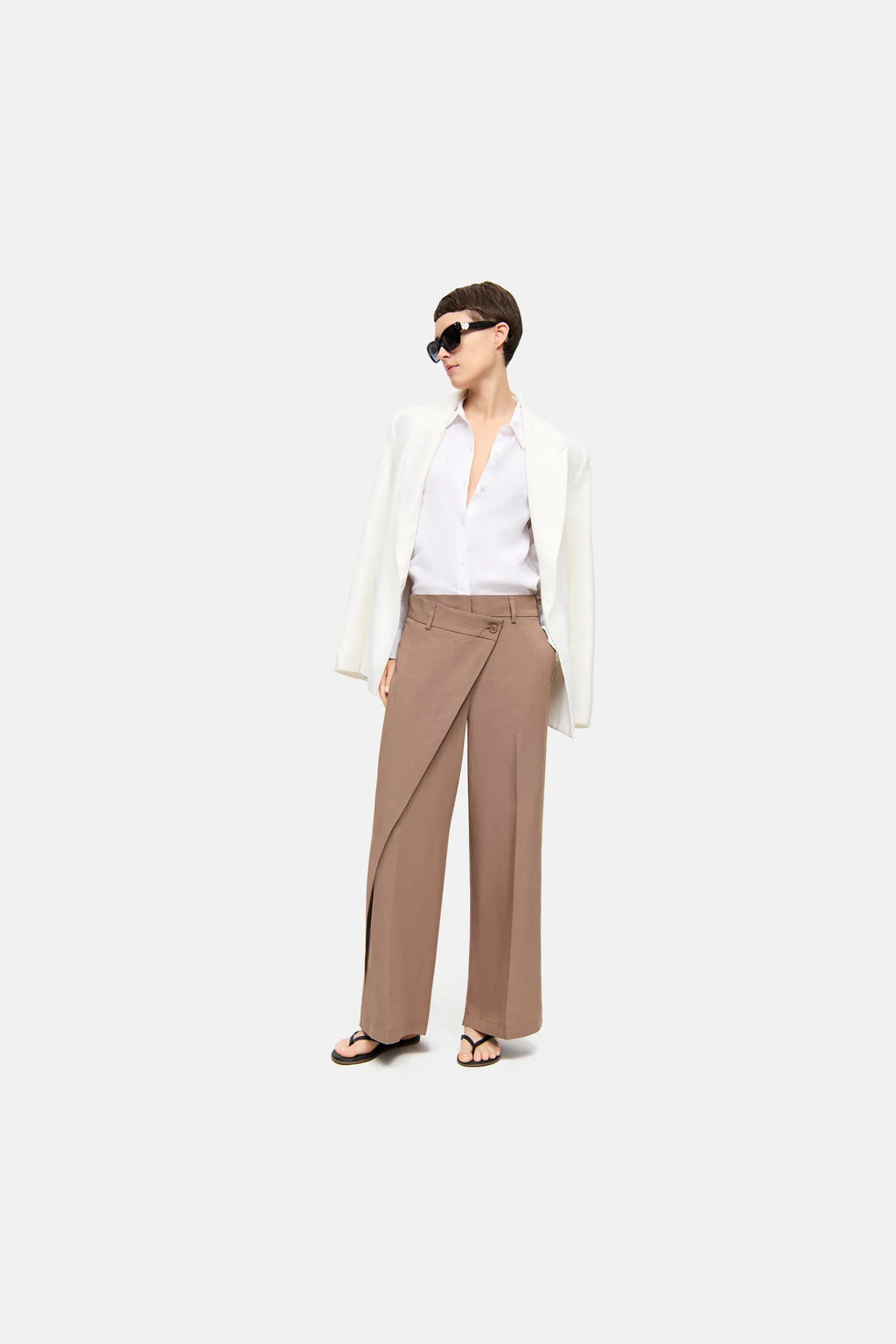 Anais Cropped Hose pecan nut Bild 4