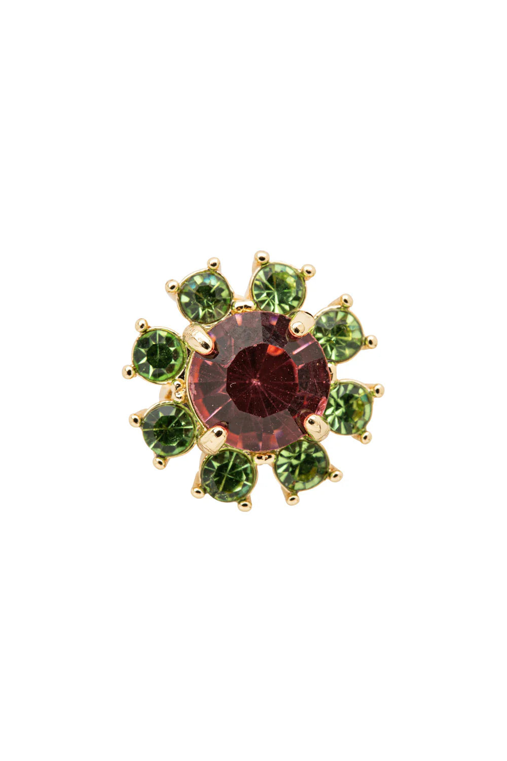 Flower Dubrae green/pink Bild 1