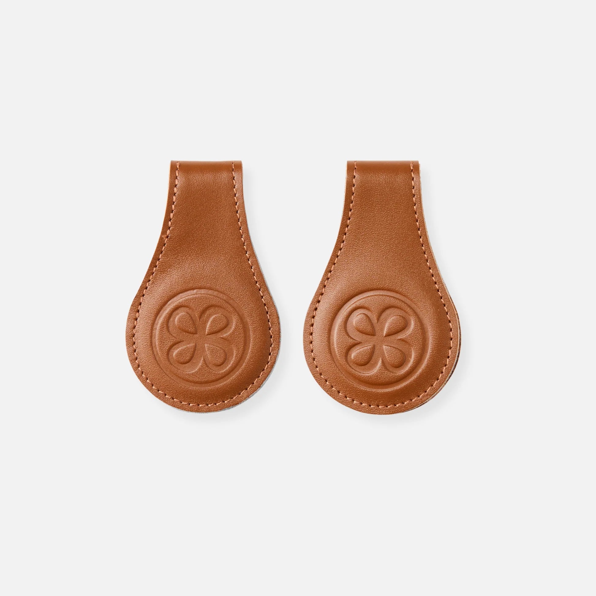 Leder Clips Brown Bild 1