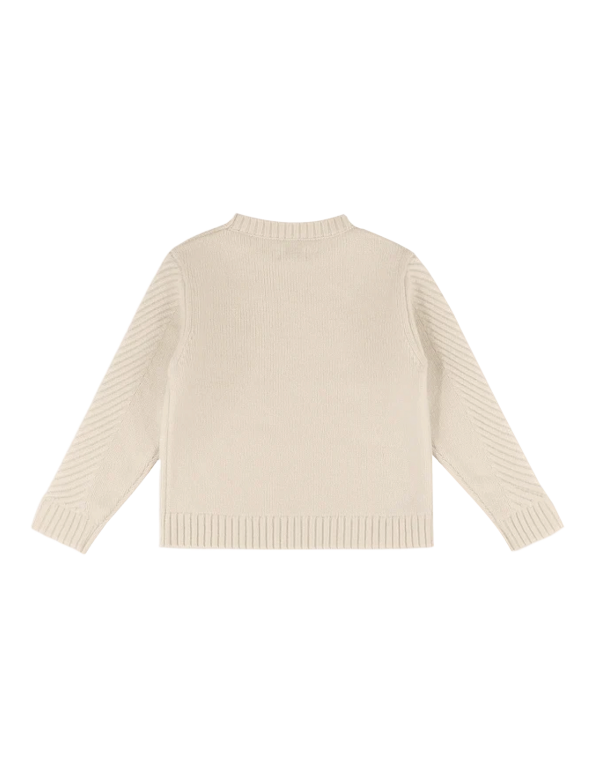 Elch Merino Wollpullover Off White Bild 2