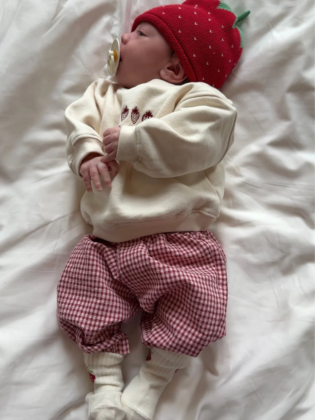 Berry Cute Sweatshirt beige/rot Bild 4