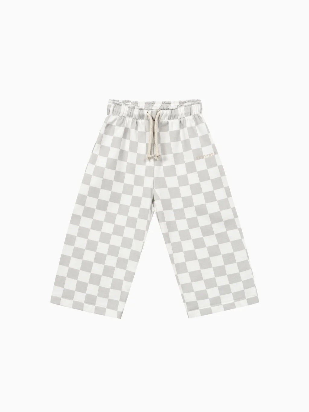 Checkered Hose milk/sand Bild 1