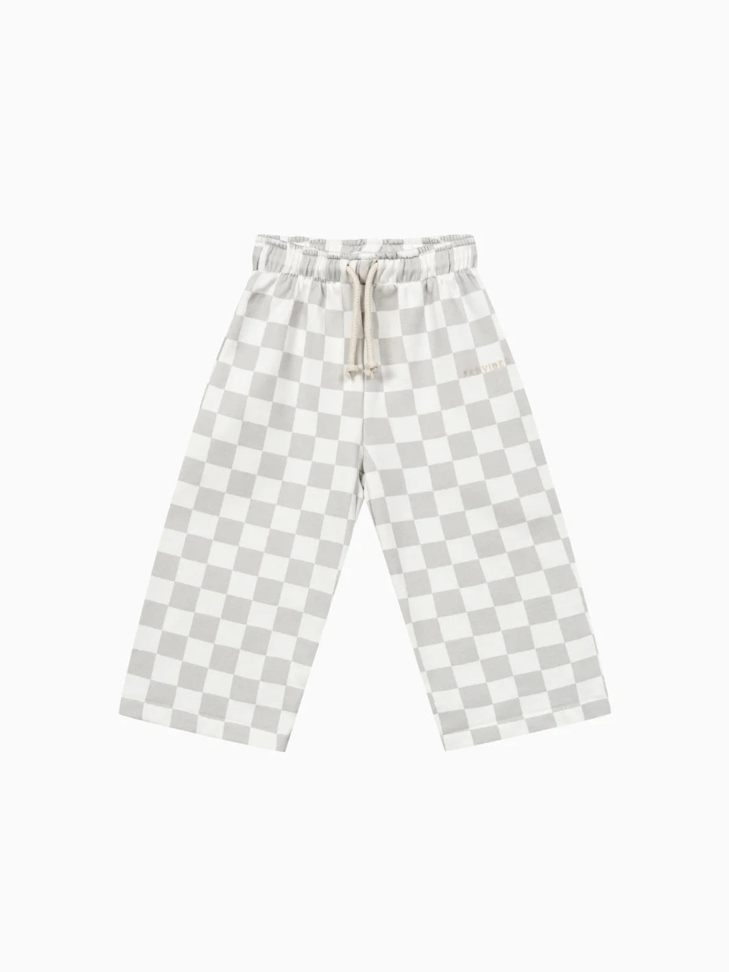 Checkered Hose milk/sand Bild 1