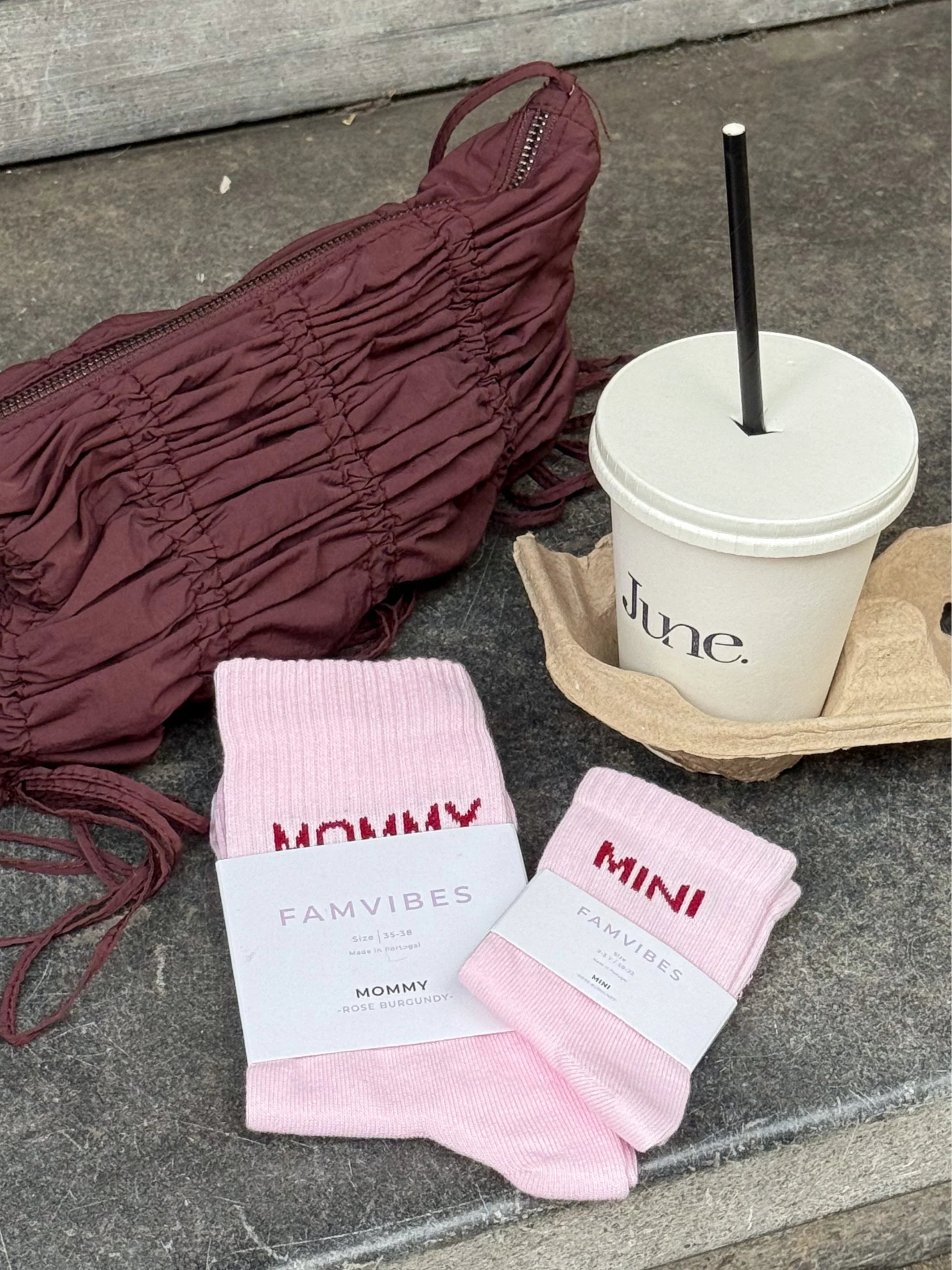 MOMMY Socken rosa Bild 3