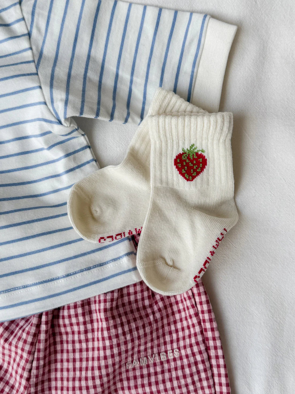 Strawberry Socken milk/strawberry Bild 3