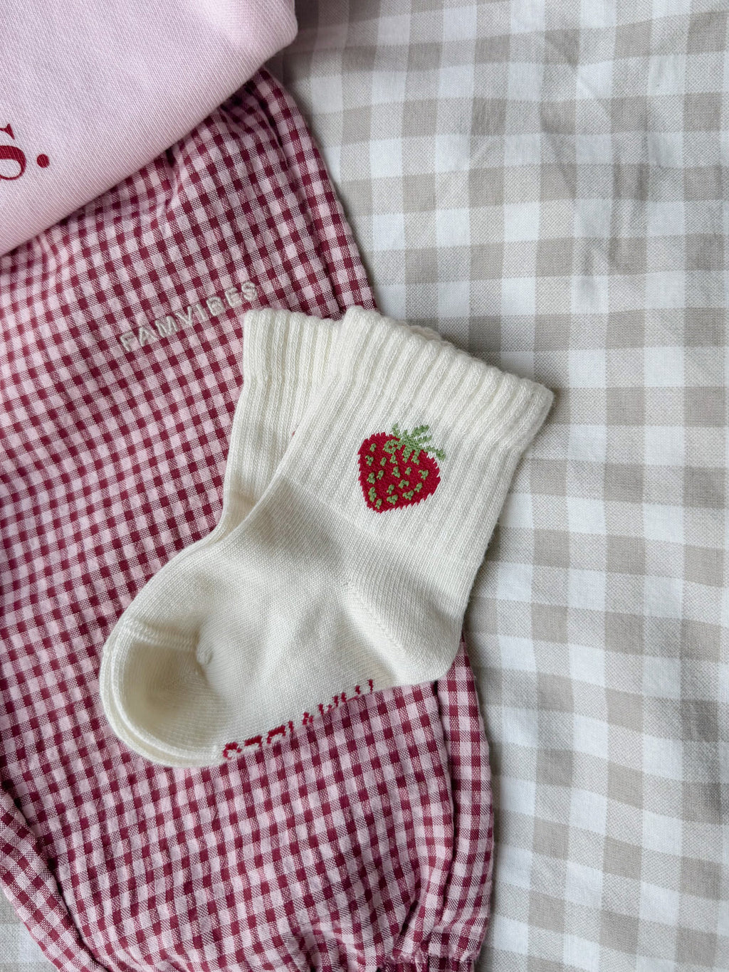 Strawberry Socken milk/strawberry Bild 4