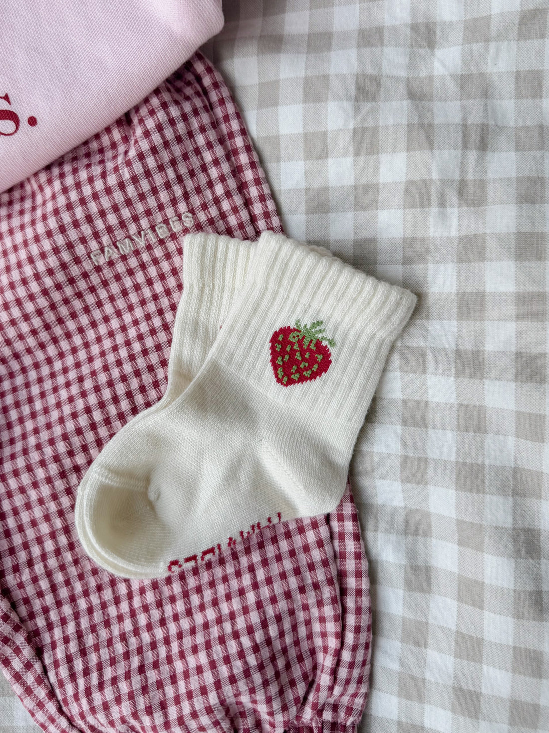 Strawberry Socken milk/strawberry Bild 4