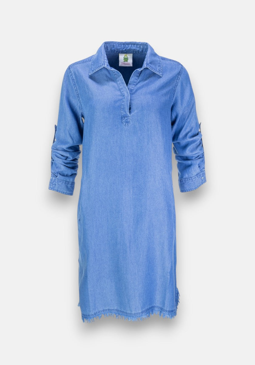 Denim Kleid washed denim Bild 1