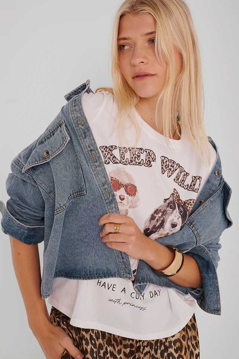 Oversize Jeansjacke denim Bild 3