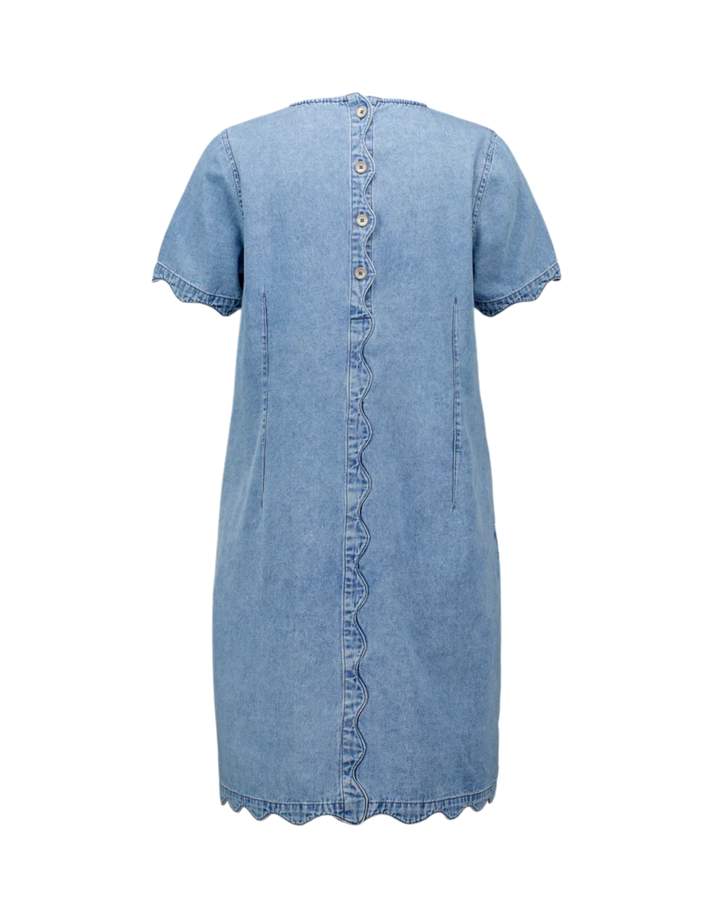 Wellen Jeanskleid 1556 Bild 2