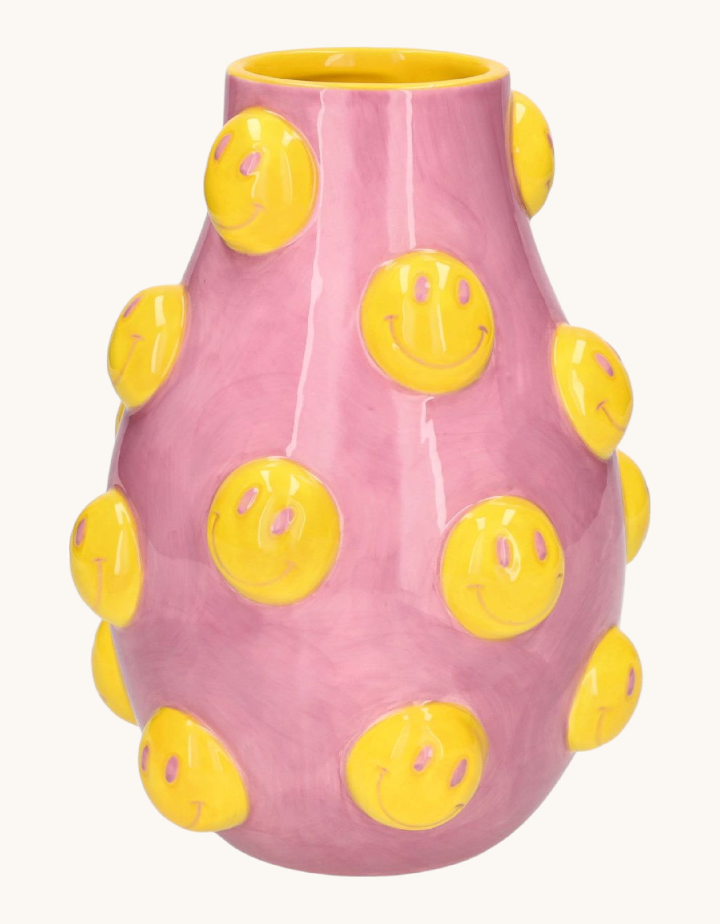 Artisan Smile Vase rosa/gelb Bild 1
