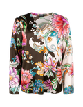 Mona Satinbluse 126 brown Bild 1