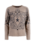 Paisley Pullover 116 taupe Bild 1