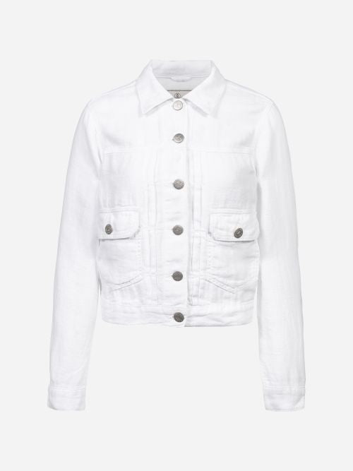 Dotty Leinenjacke weiß Bild 1